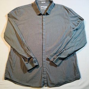 Calvin Klein Mens Slim Fit Button Up Shirt